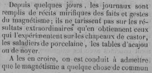 Les tables tournantes à l'époque de Victor Hugo – Des Martel de Saint-Omer